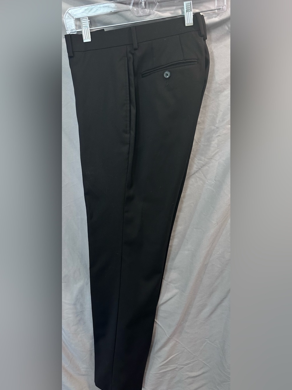 Calvin Klein Black Men's Dress Pants - Slim Tailored 32x30